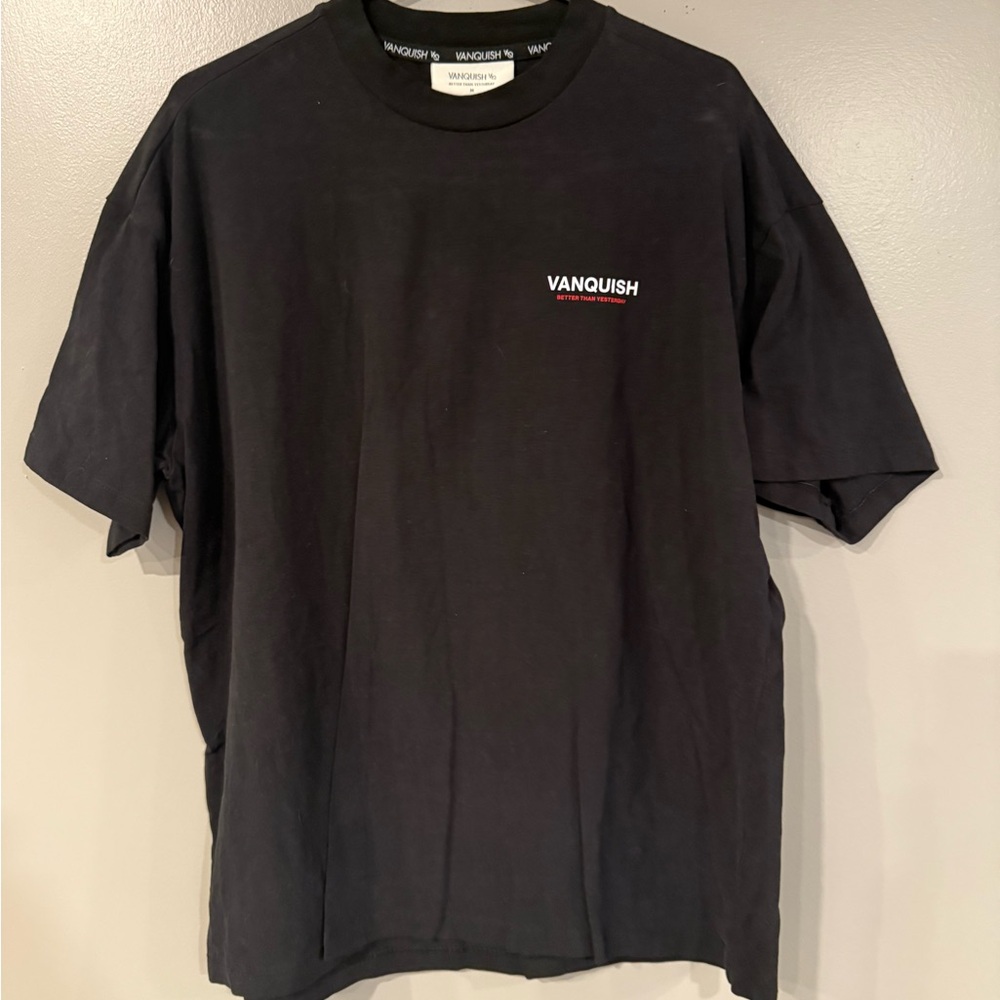 Black Short Sleeve Tee with Crew Neck
